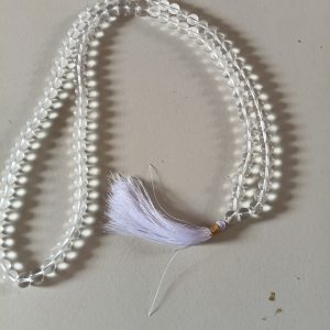 Clear Quartz Crystal Beads Jap Mala