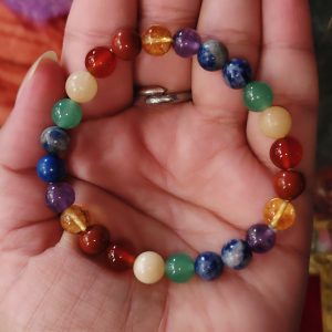 Seven Chakra Bracelet | Balances Energy & Promotes Healing | 7 Chakra Astrology Bracelet for Men & Women | Healing Stone | Certificate of Authenticity